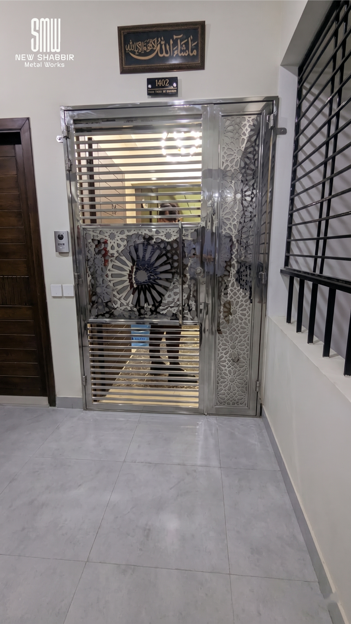 Bespoke Metal Gate - Karachi Craftsmanship